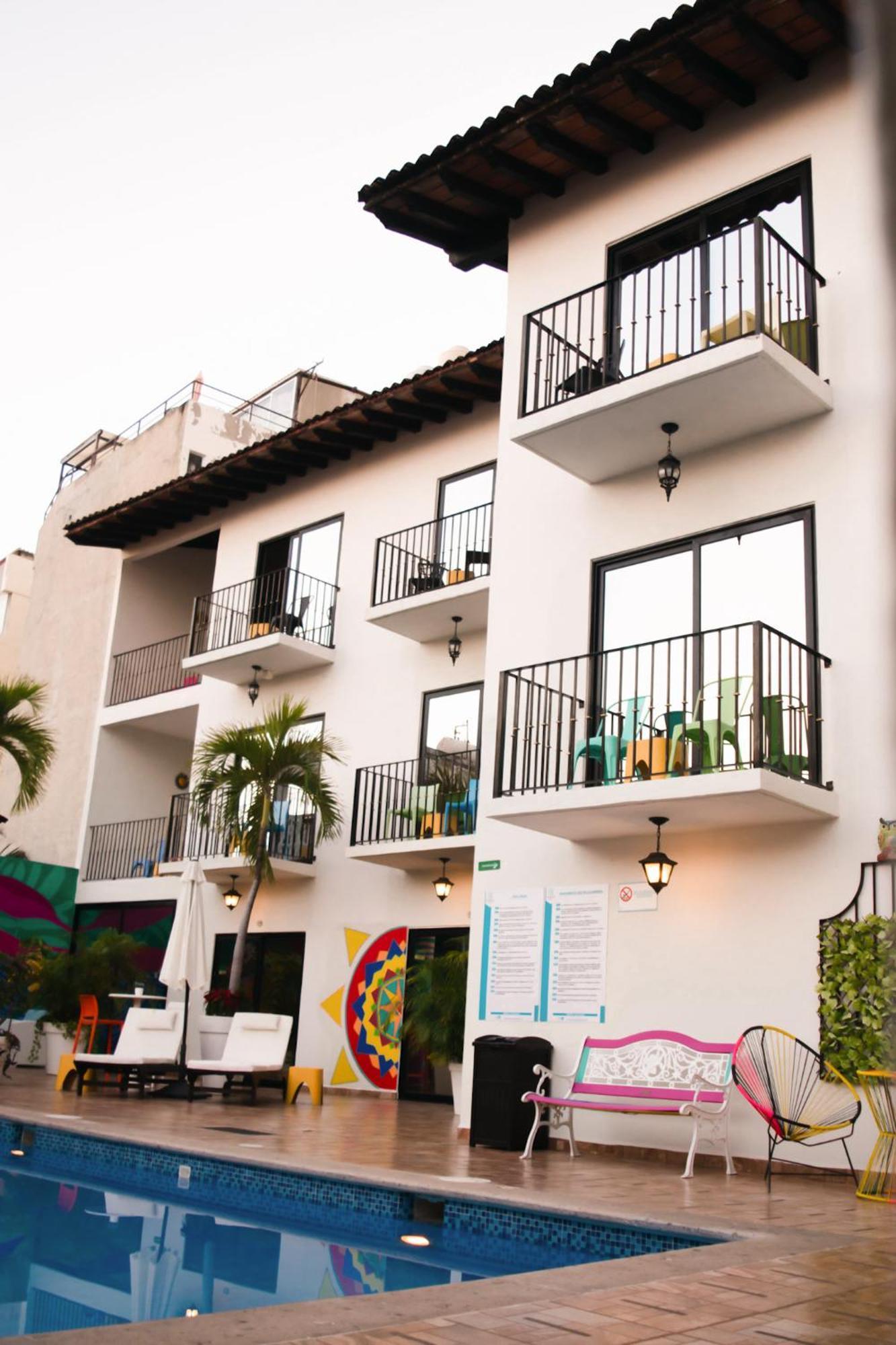 Casa Maria Hotel Boutique & Gallery Adults Only بويرتو فالارتا المظهر الخارجي الصورة